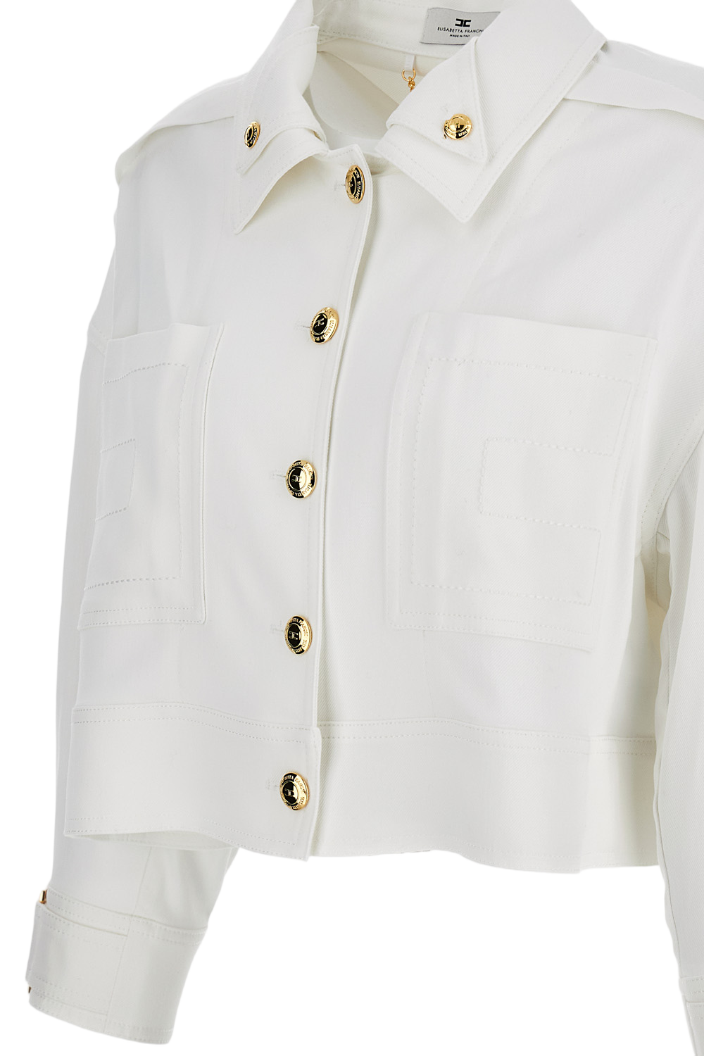 Gold-Button Relaxed Jacket