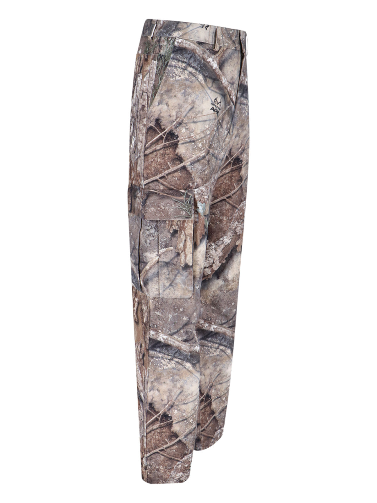 Mid-Rise Camo Pants with Multi-Pocket Design