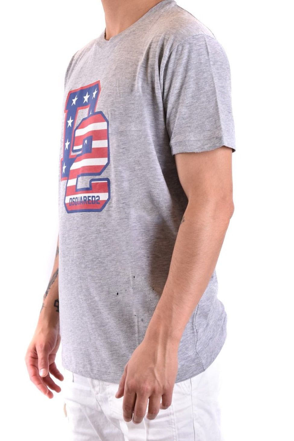Grey Cotton T-Shirt