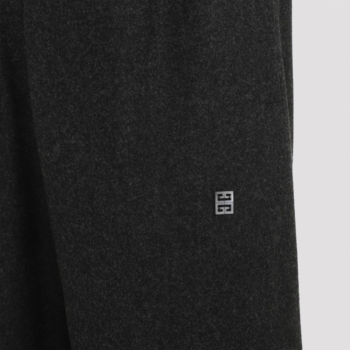 Grey Virgin Wool Trousers