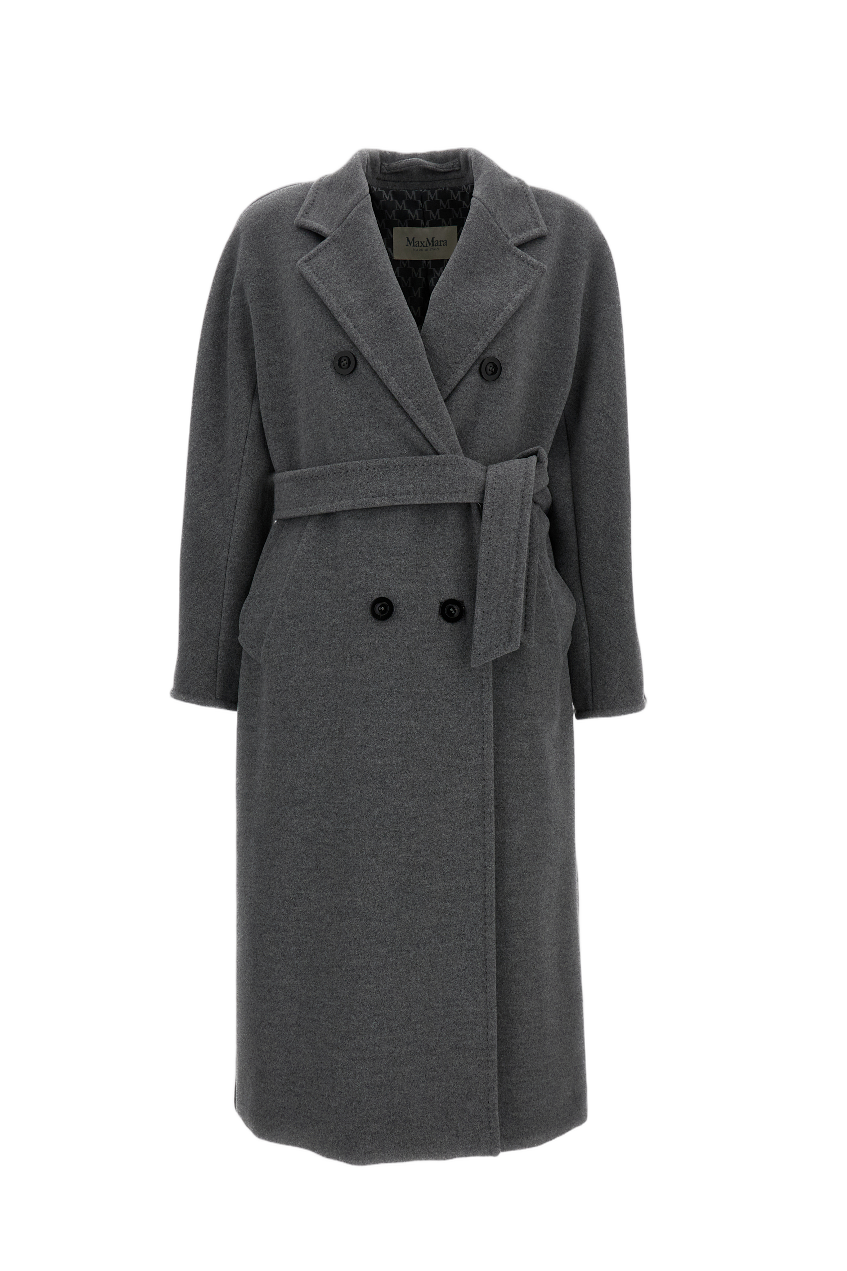 Grey Madame Wool and Cashmere Coat