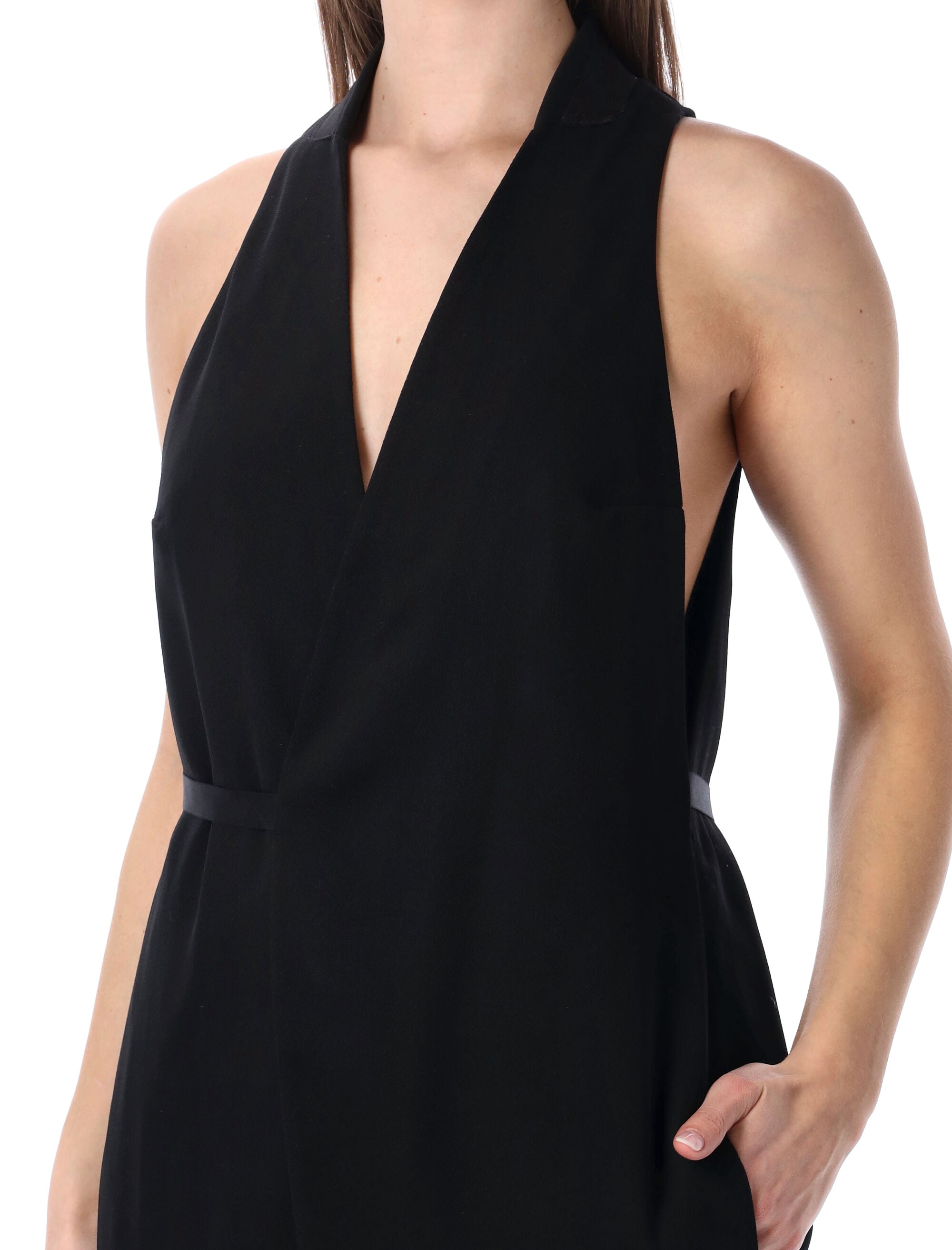 Cyclops Sleeveless Wrap Coat