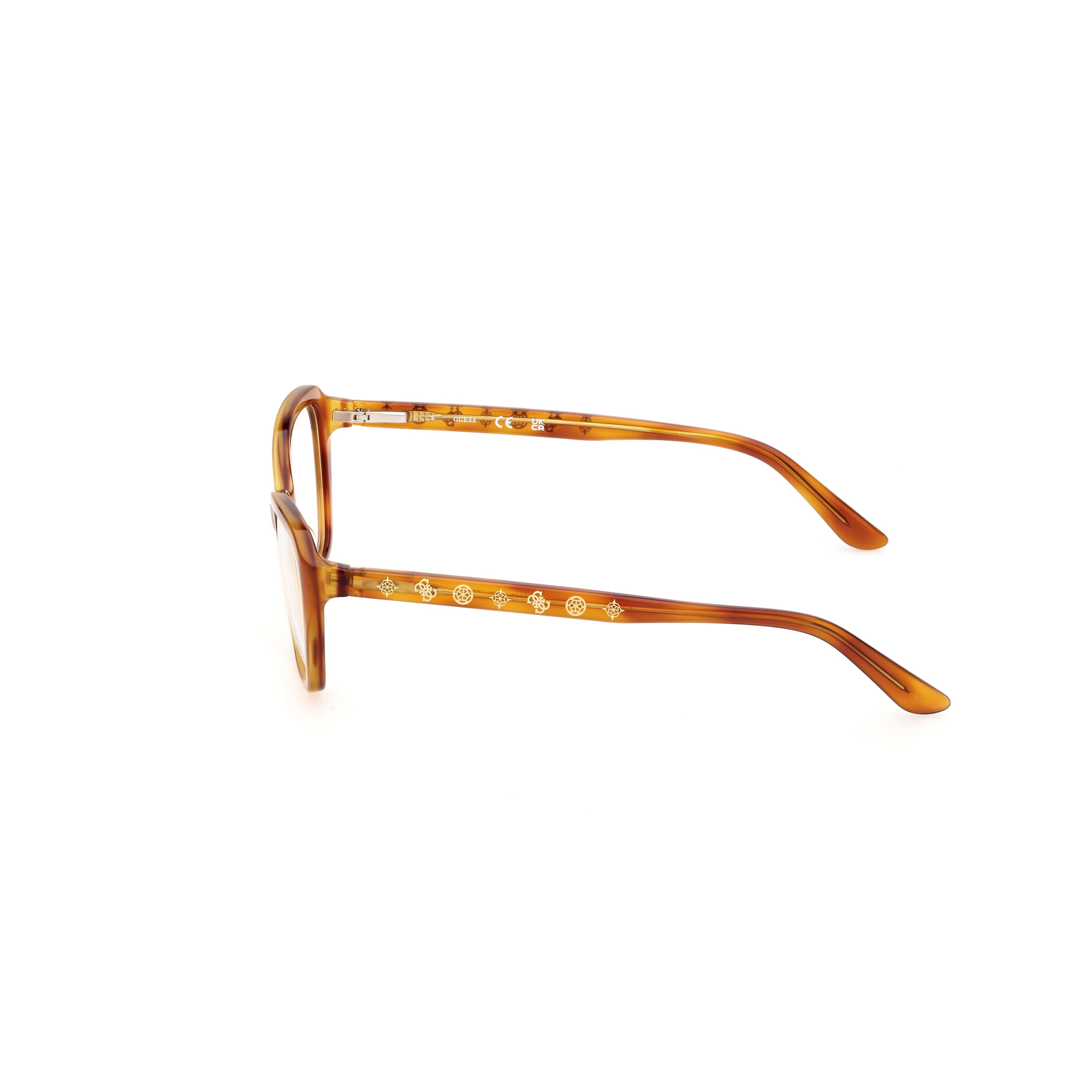 Gu50115 52053 Classic Rectangular Tortoiseshell Frame Eyeglasses