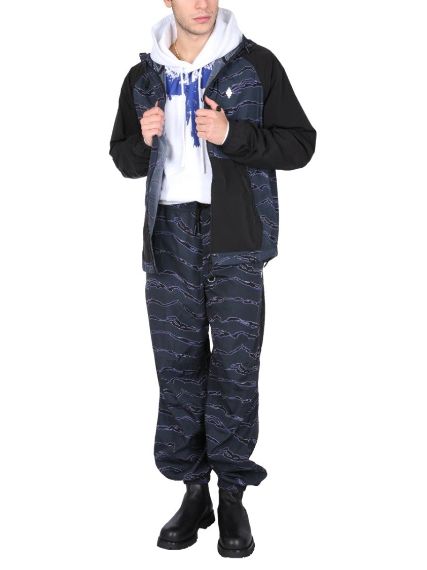 Jogging Pants With Camou Print