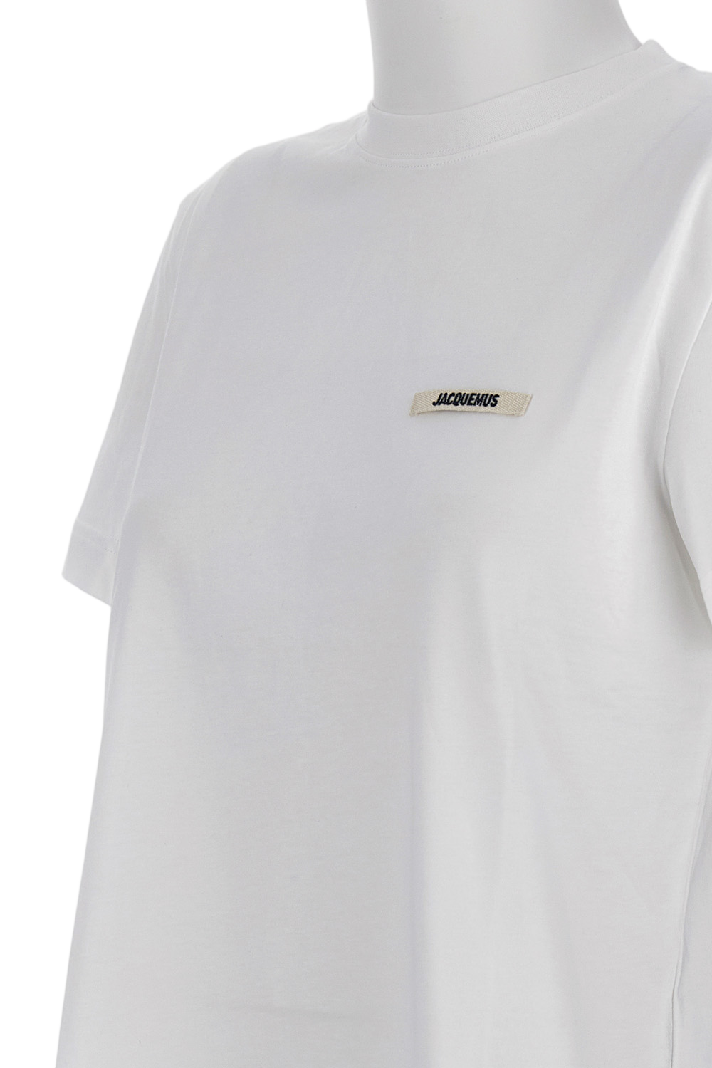 Crew Neck T-Shirt with Logo Label