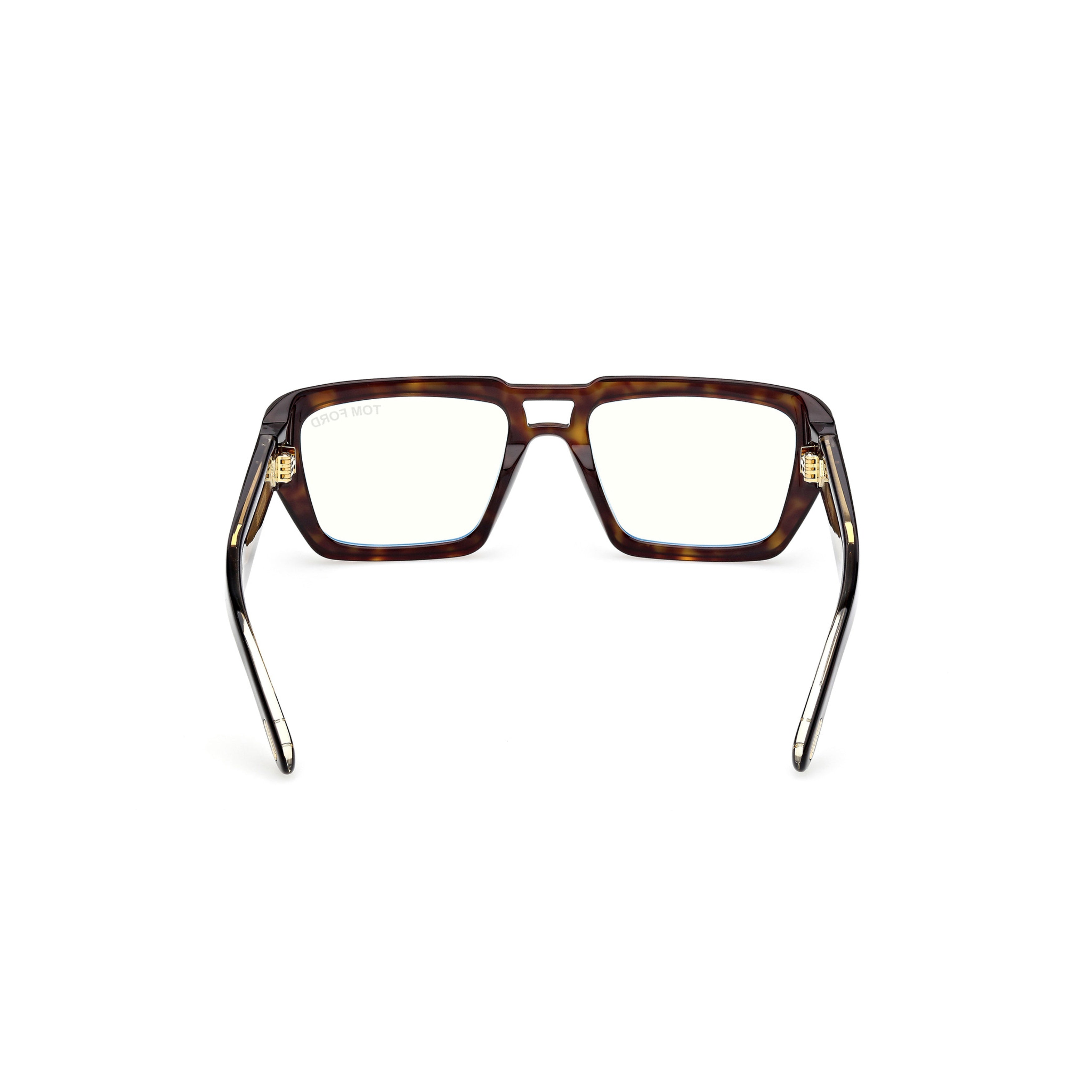 Ft6077-B Bold Rectangular Tortoiseshell Sunglasses