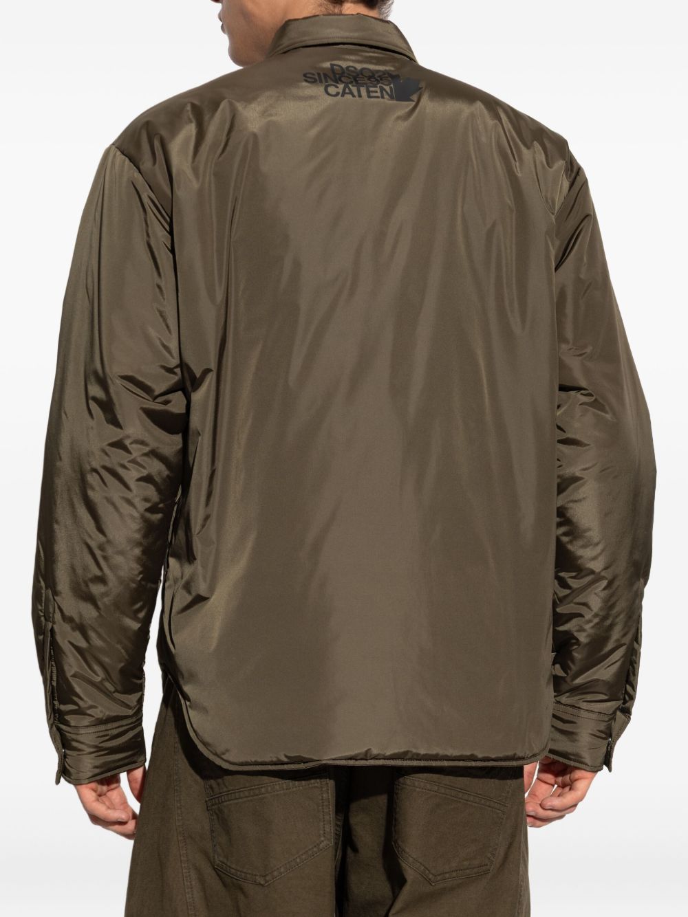 Dark Olive Green Padded Shell Shirt