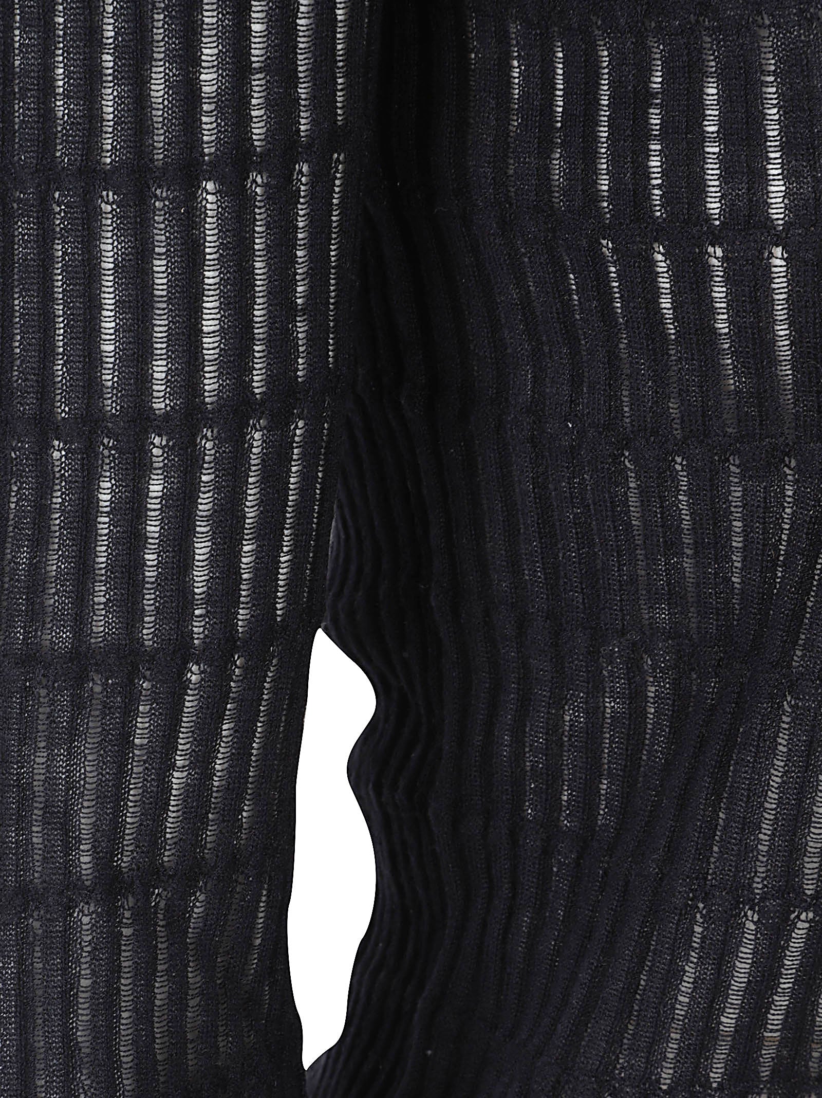Slim Fit Ribbed Knit Top