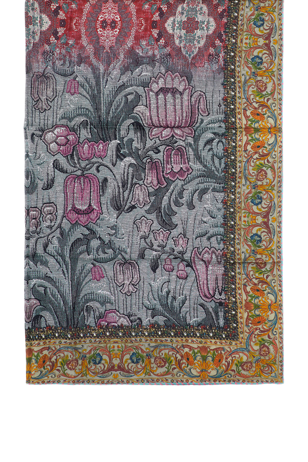 Artistic Multicoloured Scarf with Vibrant Hues