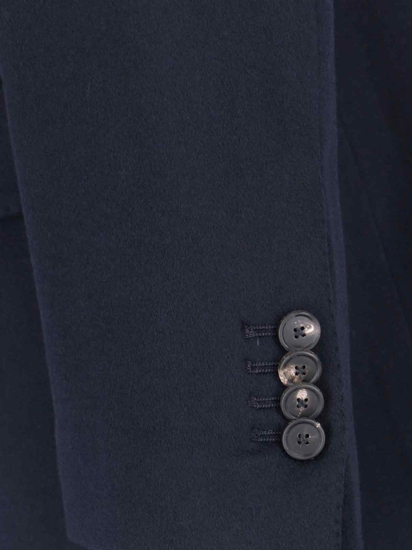 "Cecily" Cashmere Blazer – Navy Blue