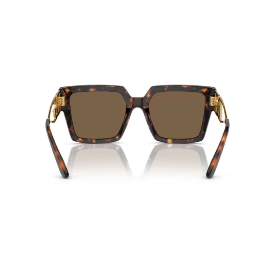 0dg4446b Square Frame Tortoiseshell Sunglasses