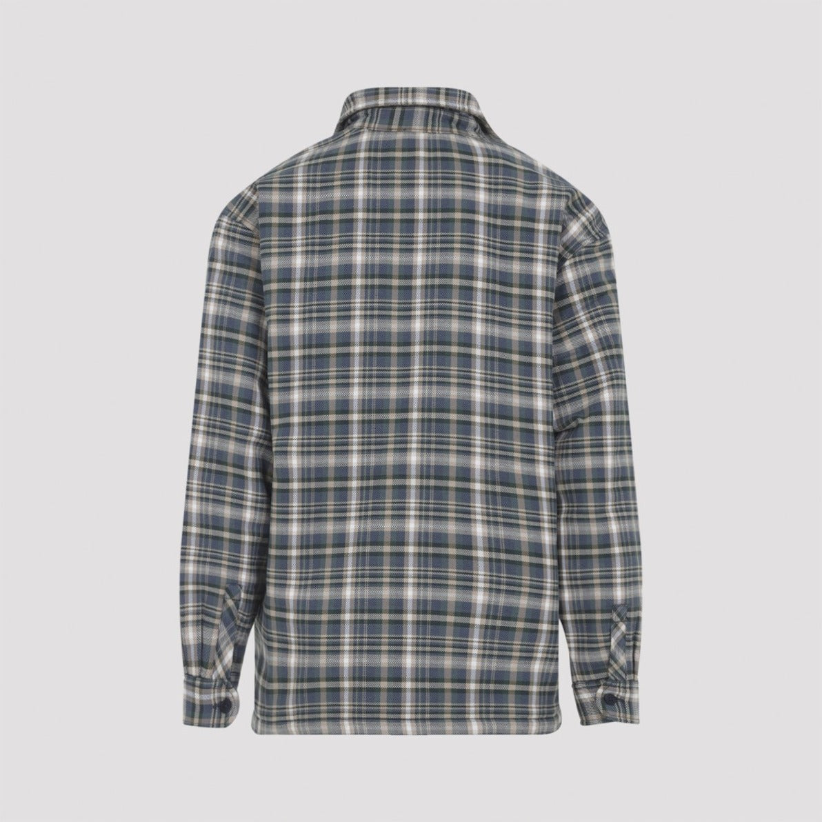 Plaid Button-Up Shirt