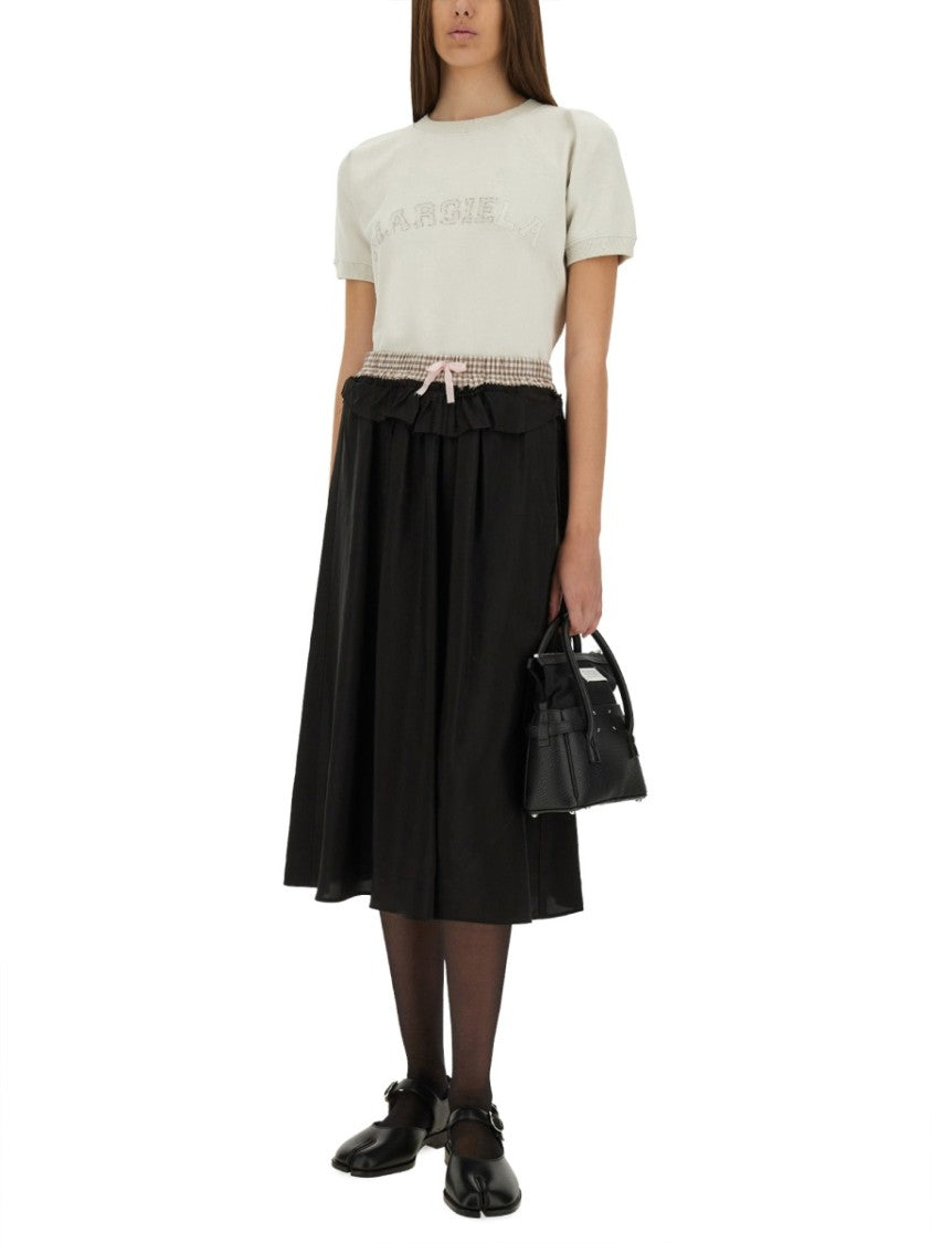 Short-Sleeved Sweatshirt With Textured Logo