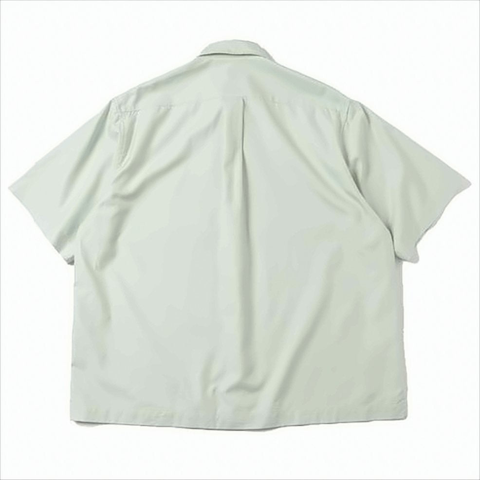 Textured Cotton Short-Sleeve Shirt with Boxy Fit