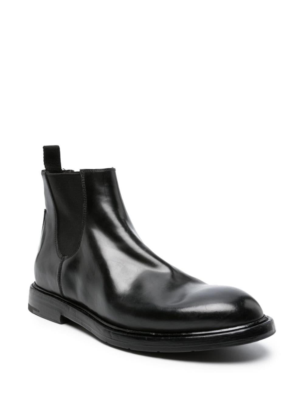 Ankle-Length Slip-On Shoes with Elasticated Panels