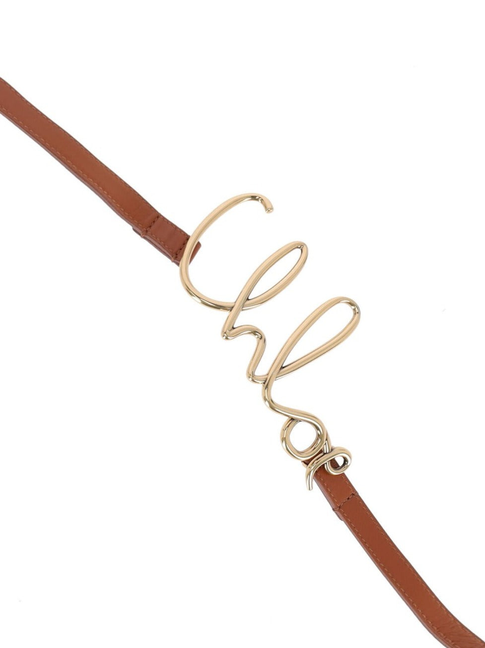 Thin "Iconic" Belt – Brown