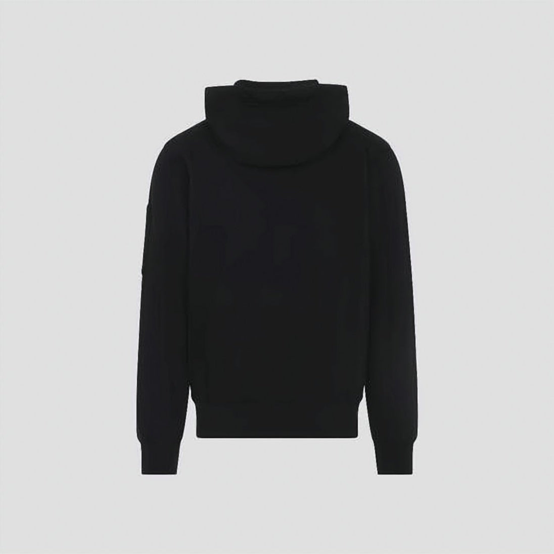 Cotton Zip-Up Hoodie With Lens Detail