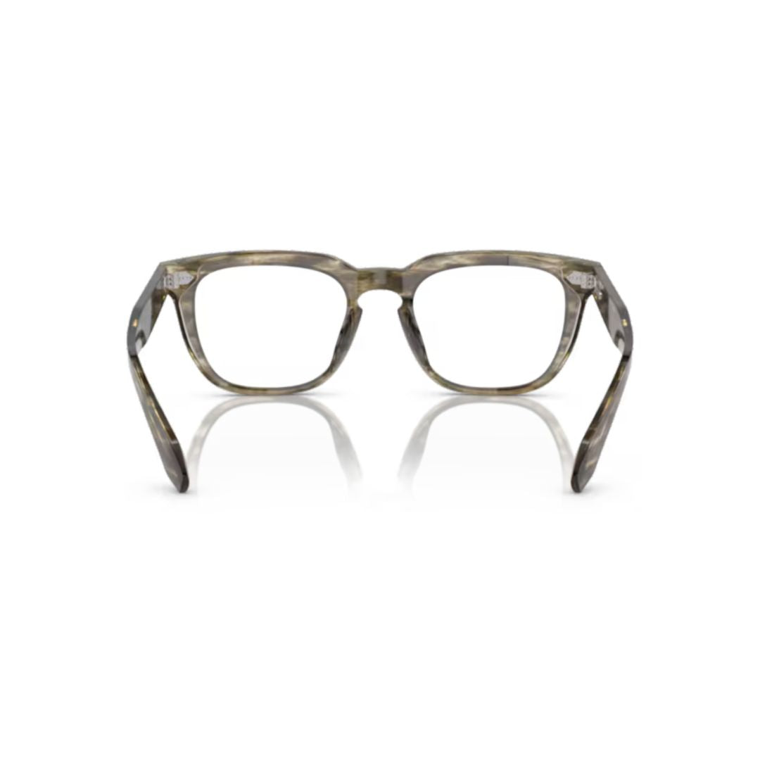 0ov5004 Square Frame Sunglasses with Marbled Pattern