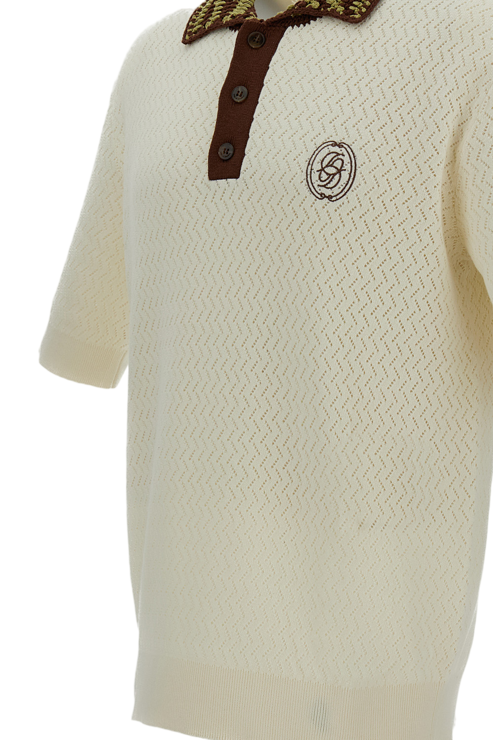 Ajouré D Miroir Knit Polo Shirt