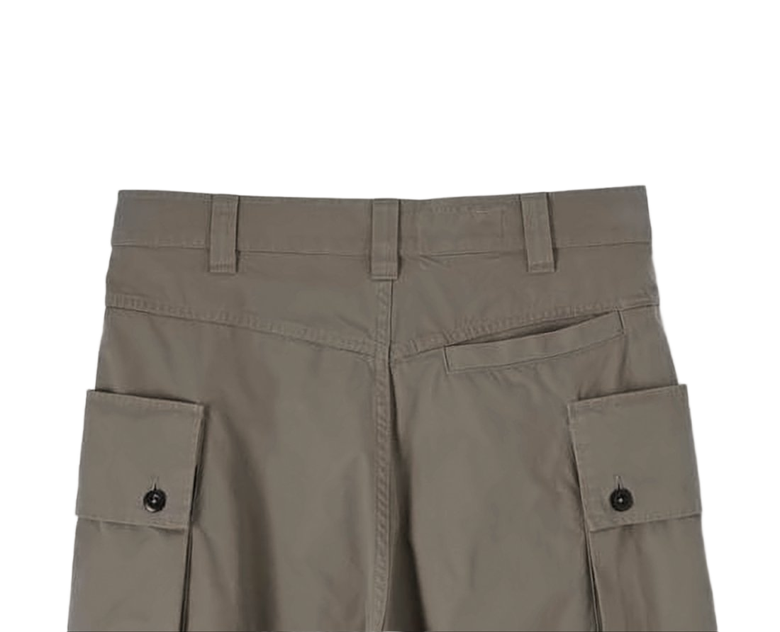 Straight-Leg Cargo Pants with Flap Pockets