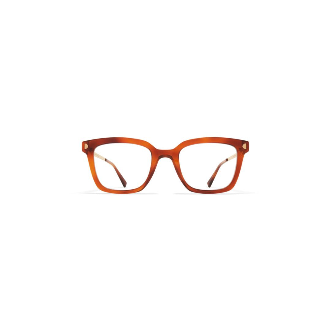 Neale Amber-Brown Gradient Square Frame Eyeglasses