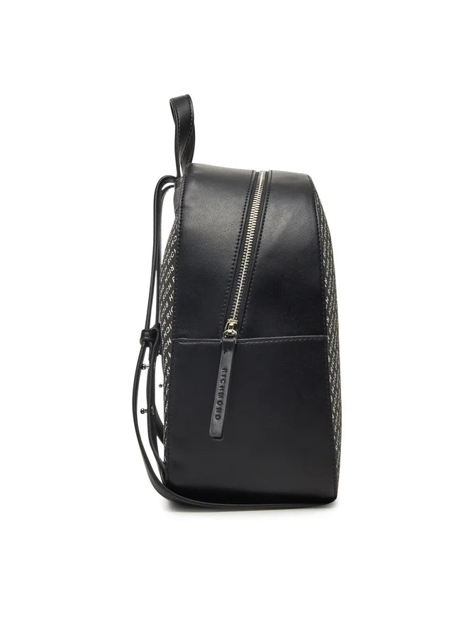 Eco-Friendly Leather Backpack with Textured Pattern