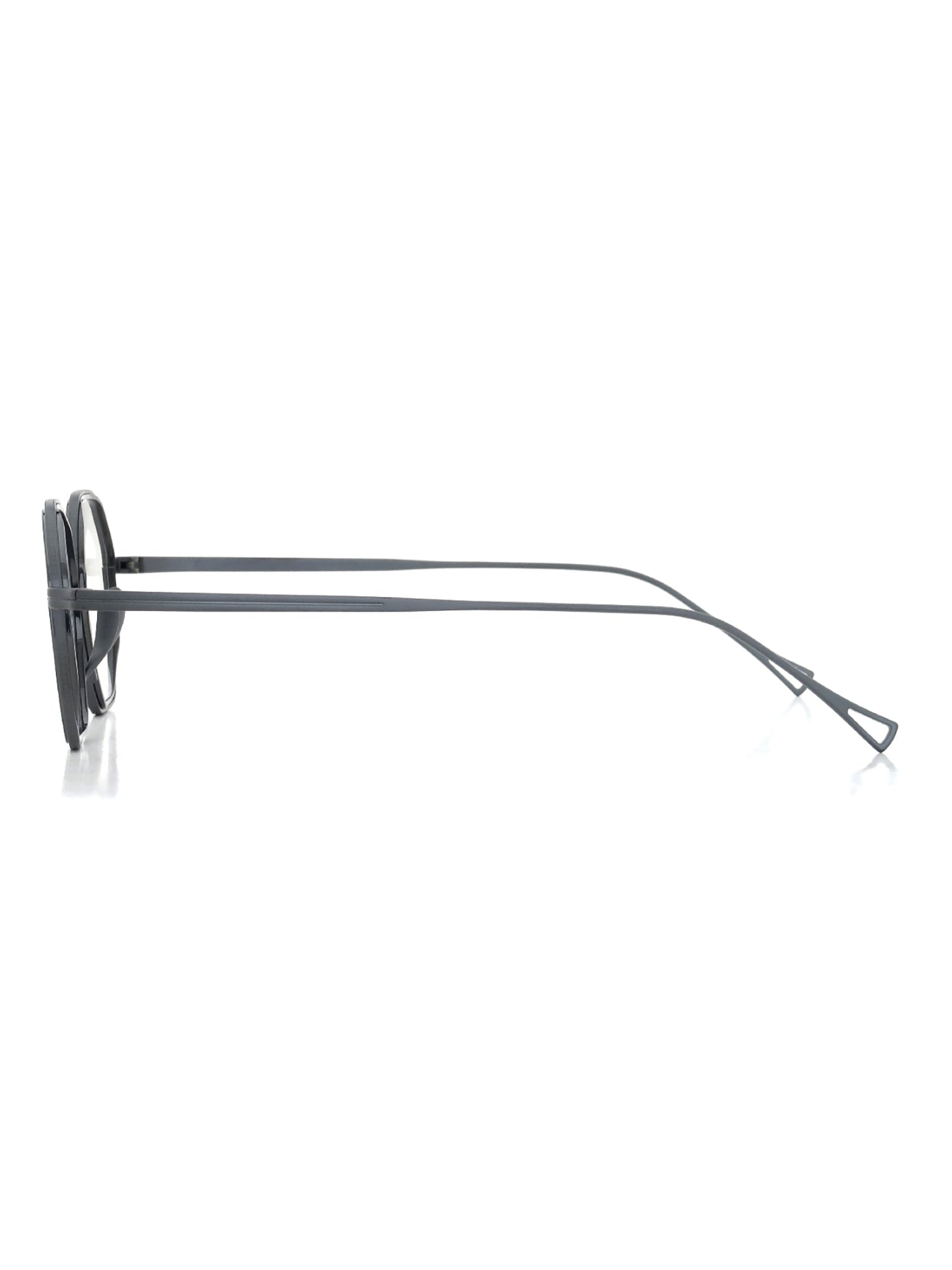 Octagonal Titanium Optical Frames with Refined Finish