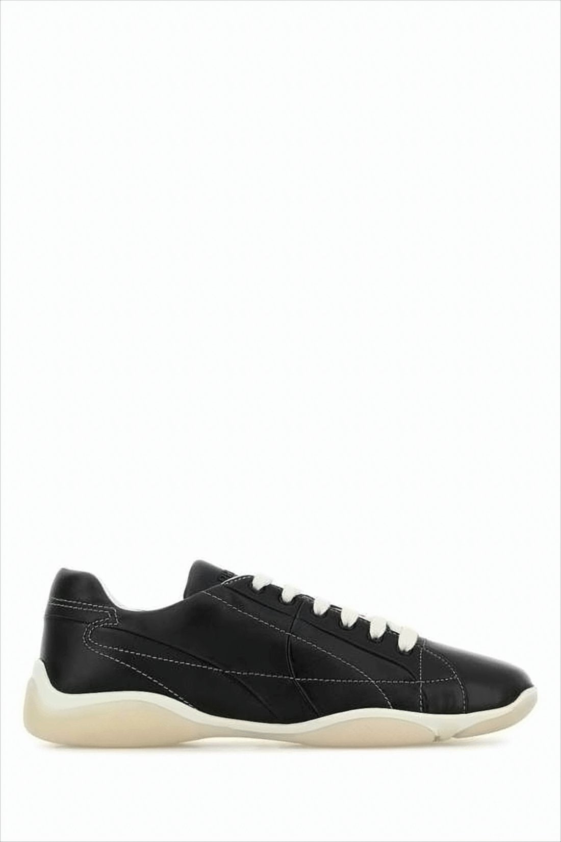 Minimalist Black Nappa Leather Sneakers