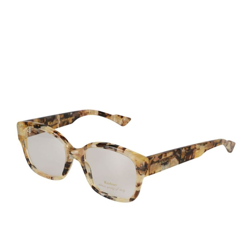 Toska Rectangular Tortoiseshell Sunglasses with Glossy Finish