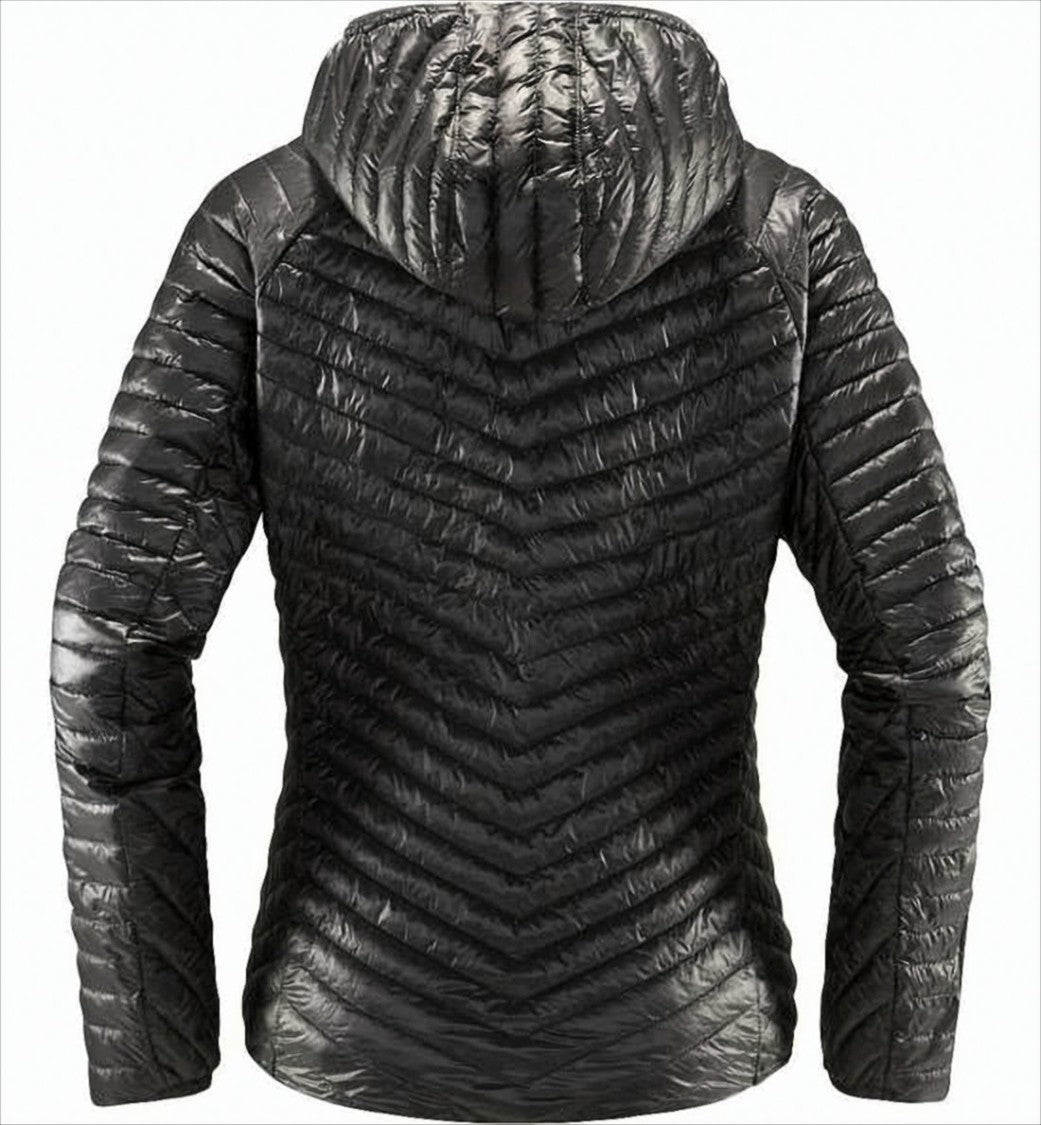 Haglofs Quilted Down Jacket with Attached Hood