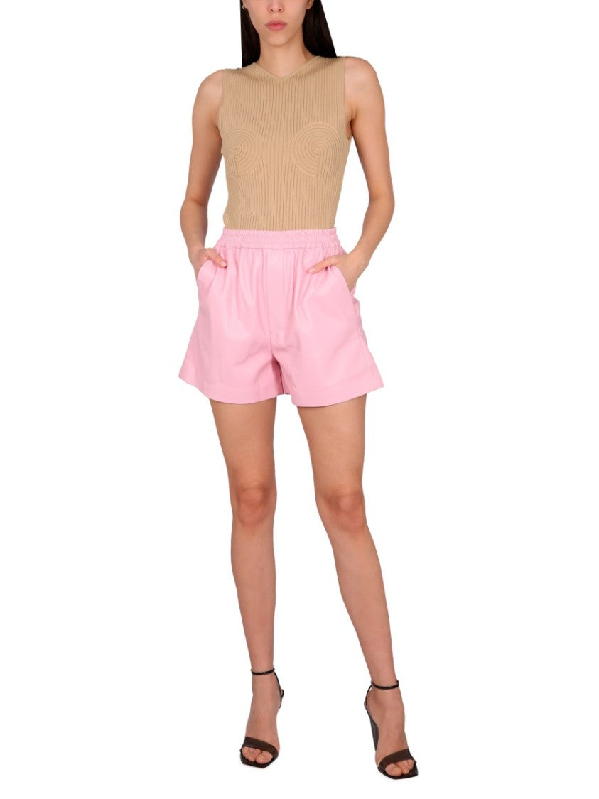 Sleeveless V-Neck Ribbed Top