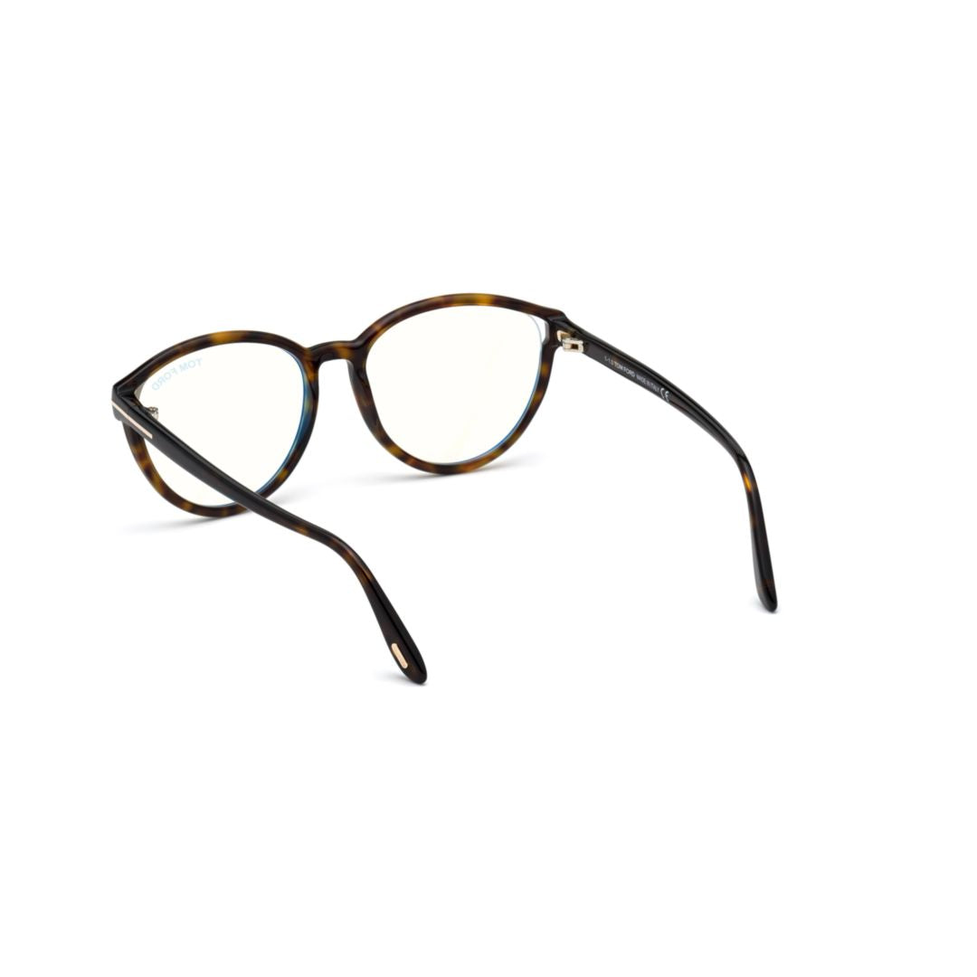 Ft5706-B 55052 Classic Round Tortoiseshell Sunglasses