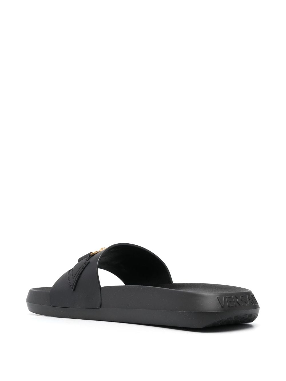 Calf Leather Slide Sandals