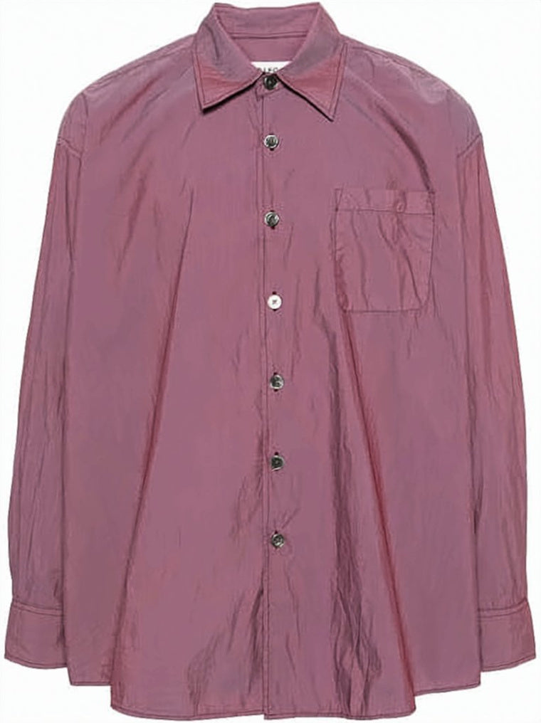 Long-Sleeve Dusty Rose Shirt