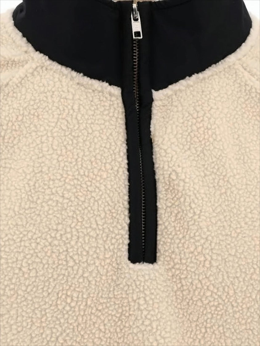 Textured Fleece Long-Sleeve Top