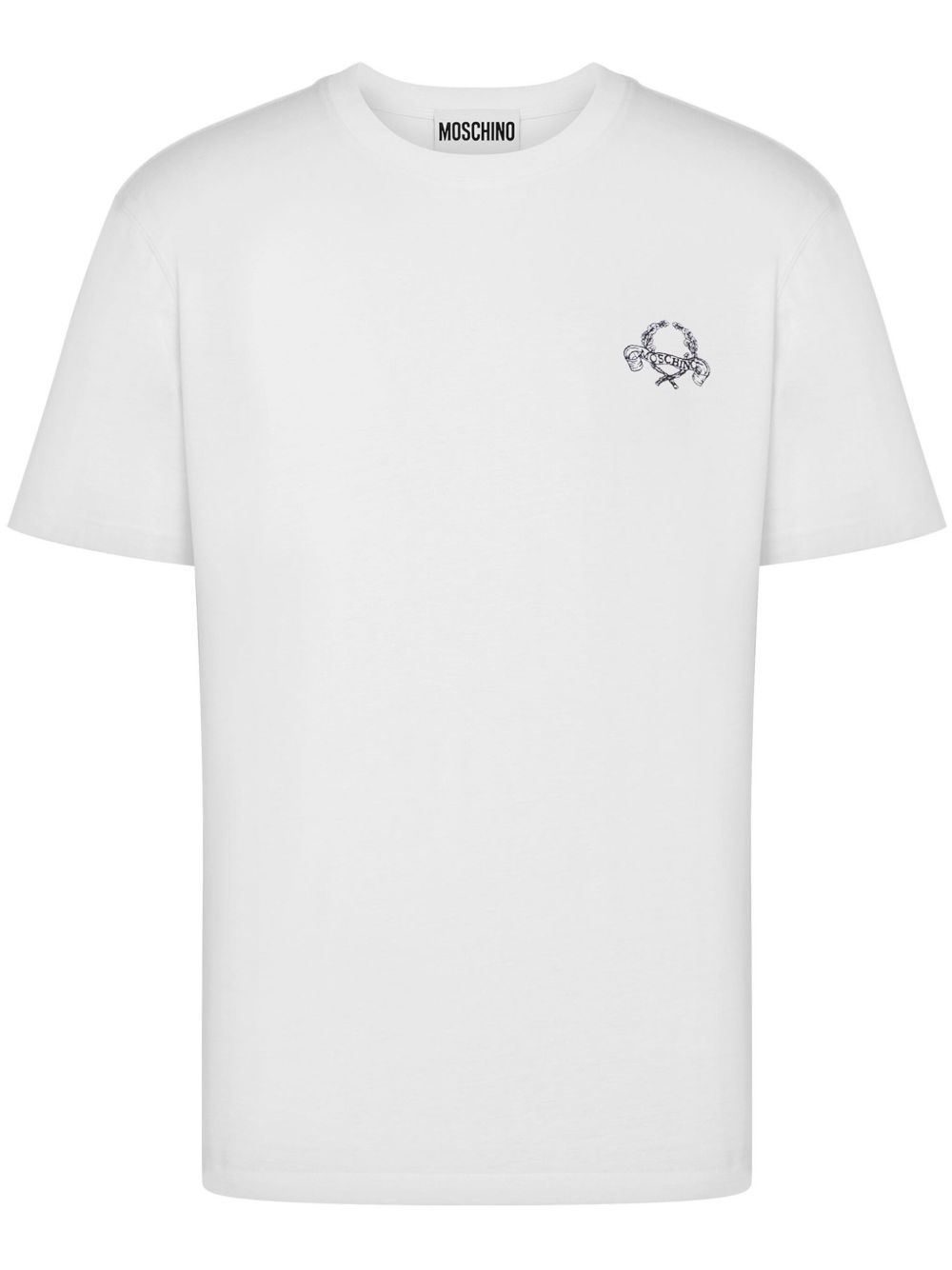 Short-Sleeve T-Shirt with Subtle Embroidery