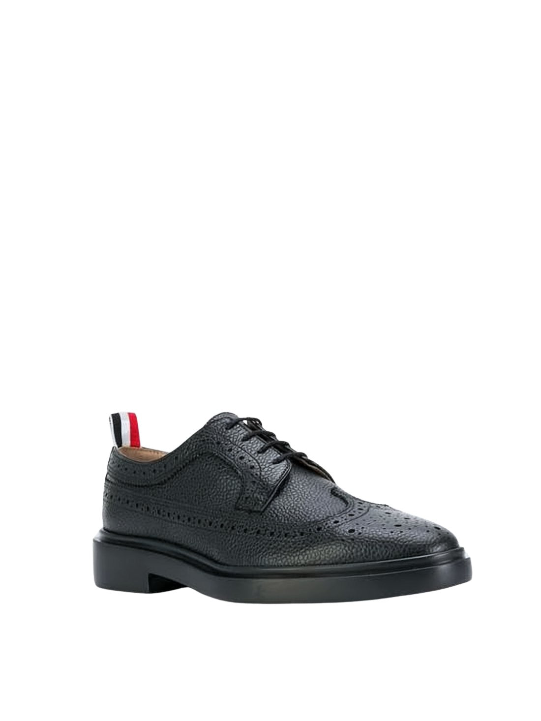 Wingtip Design Dress Shoes with Brogue Detailing