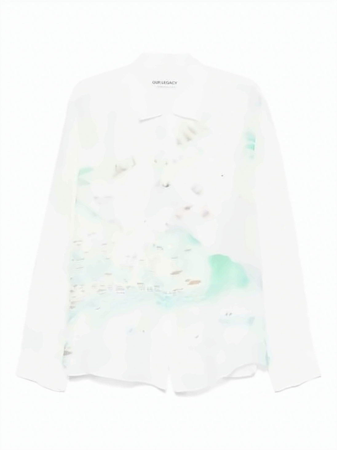 Lightweight Semi-Sheer Long-Sleeve Shirt