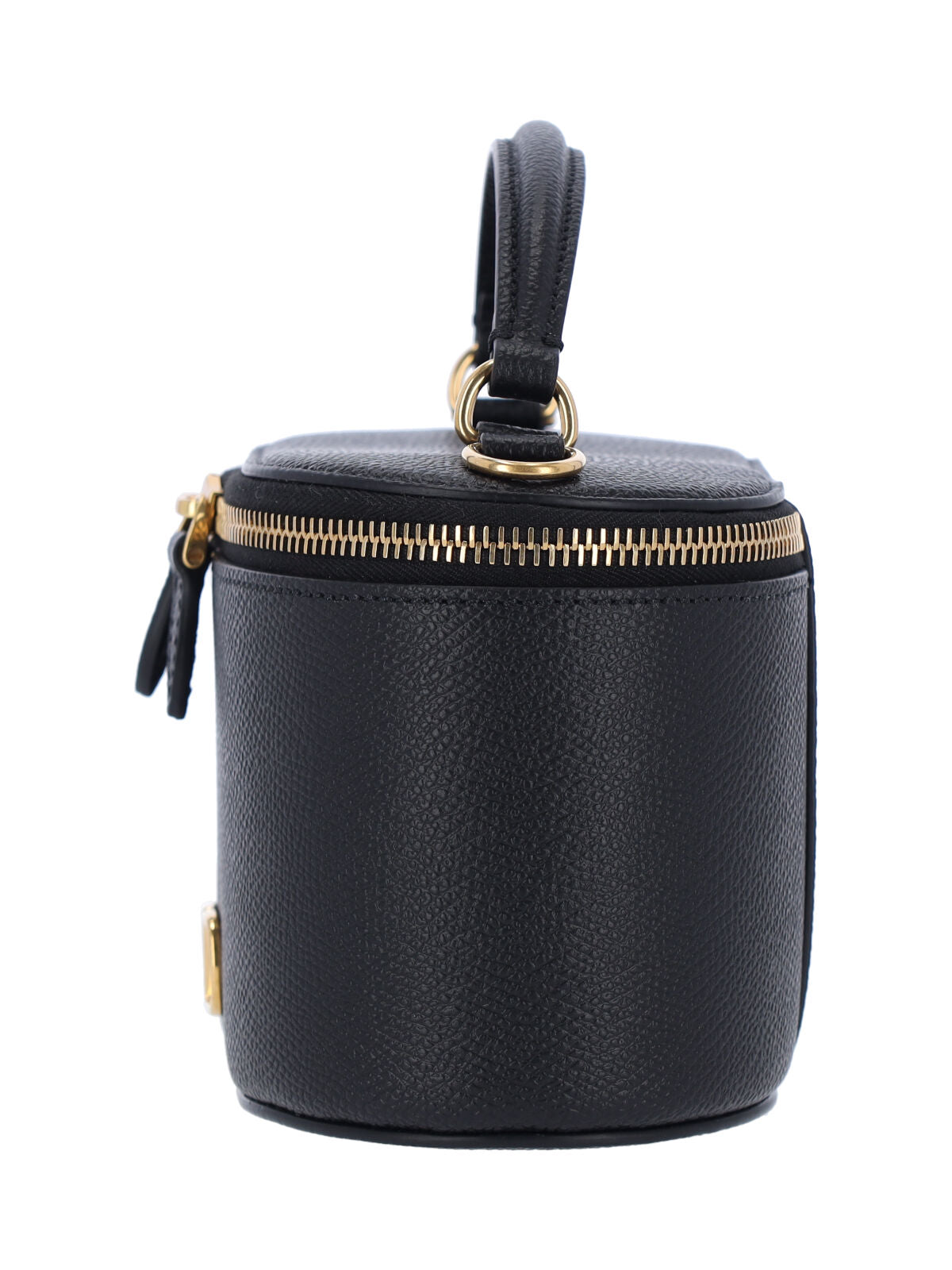 Black Calfskin "Vlogo Signature" Mini Vanity Bag
