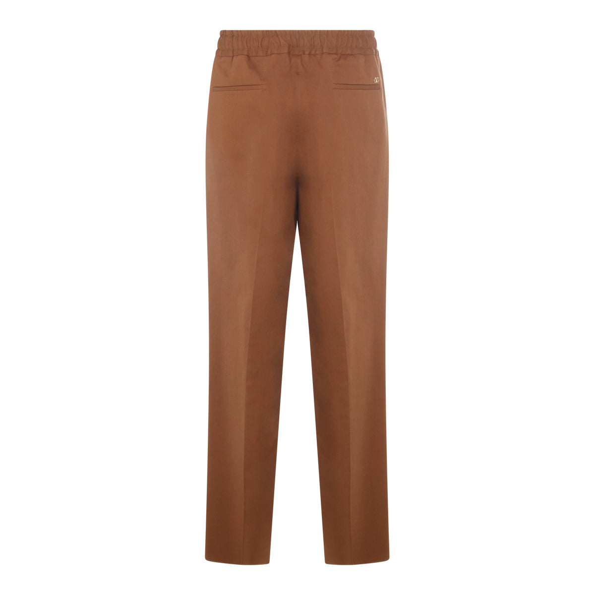Straight-Leg Cotton Trousers