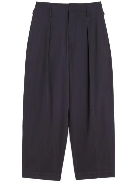 Straight-Leg Trousers with High Waist and Tailored Design