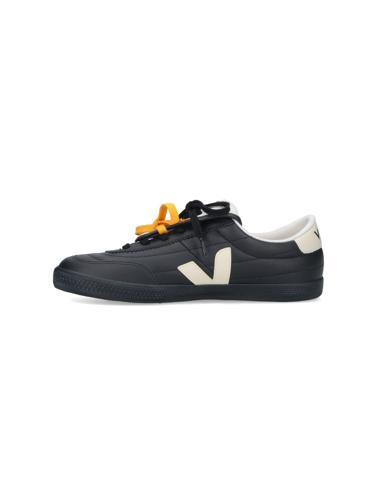 Black Panenka Leather Low-Top Sneakers