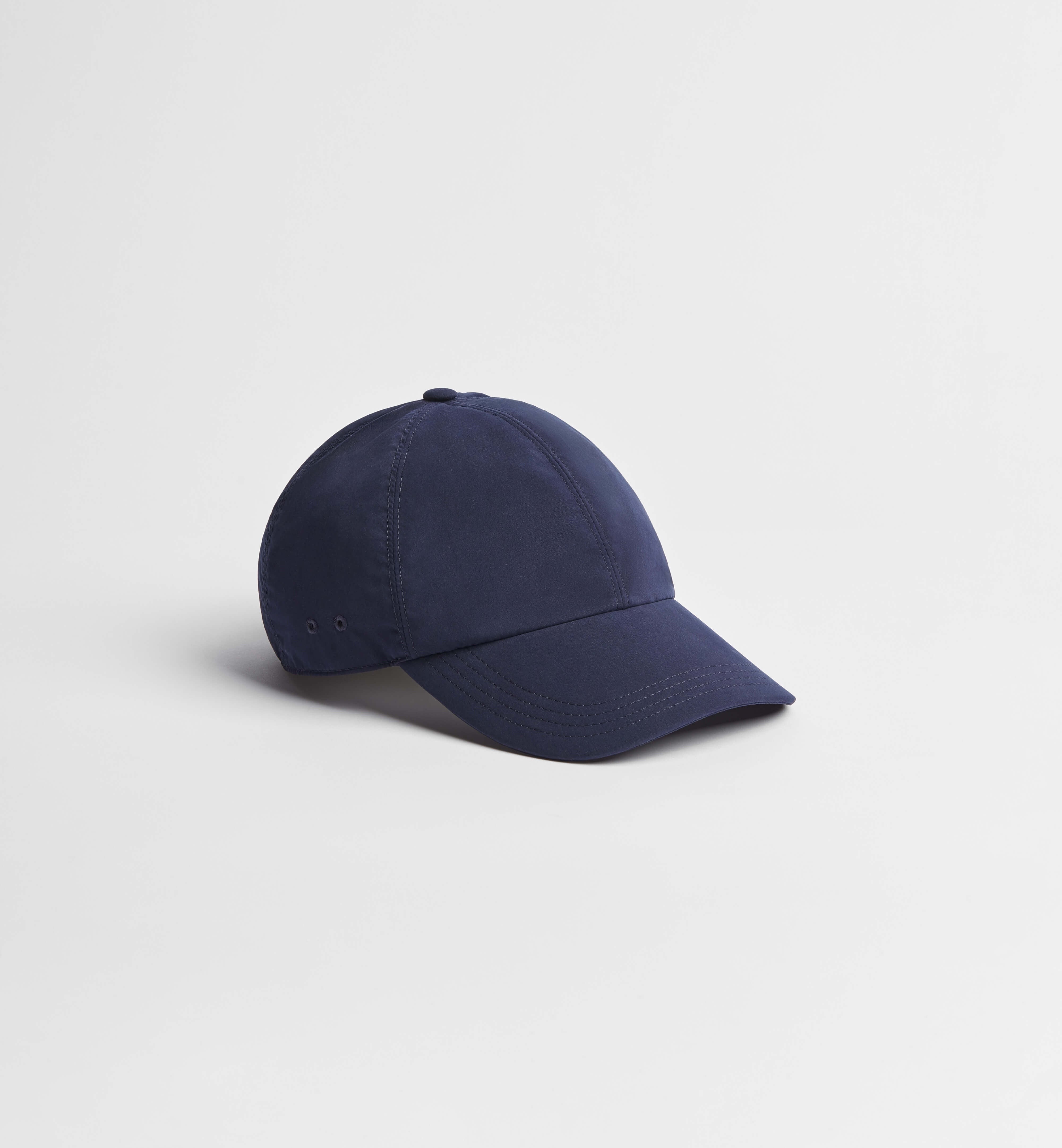Classic Blue Baseball Cap With Curved Brim