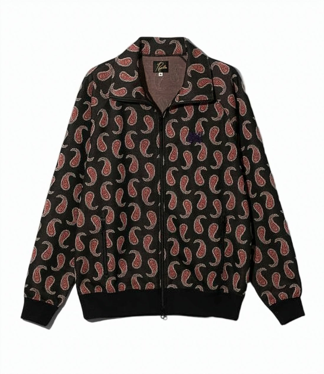 Paisley Pattern Zip-Up Jacket