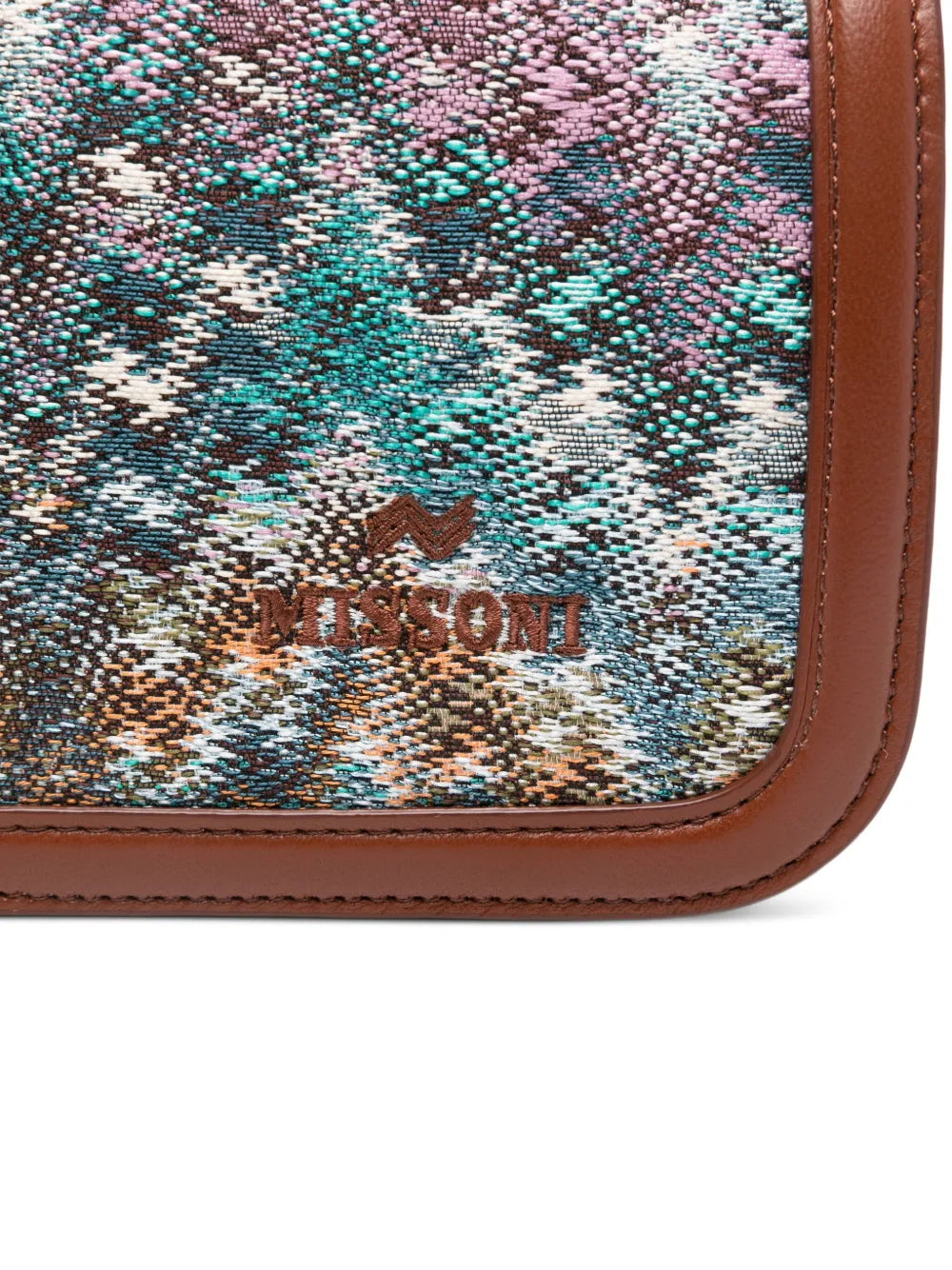 Woven Patterned Missoni Bag With Textured Surface