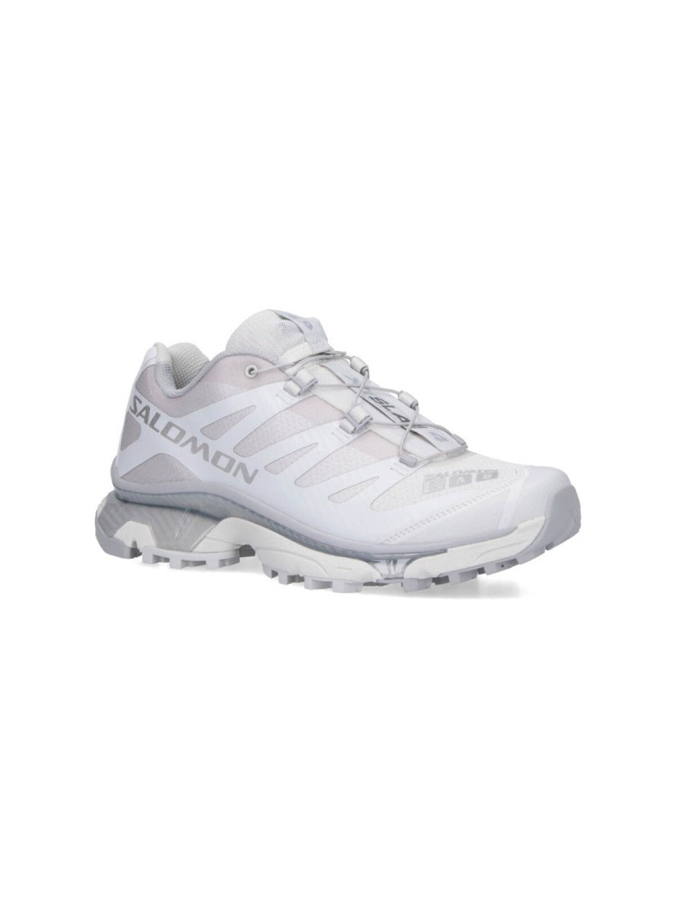 Grey Lightweight Sneakers With Quicklace™ System And Rugged Outsole