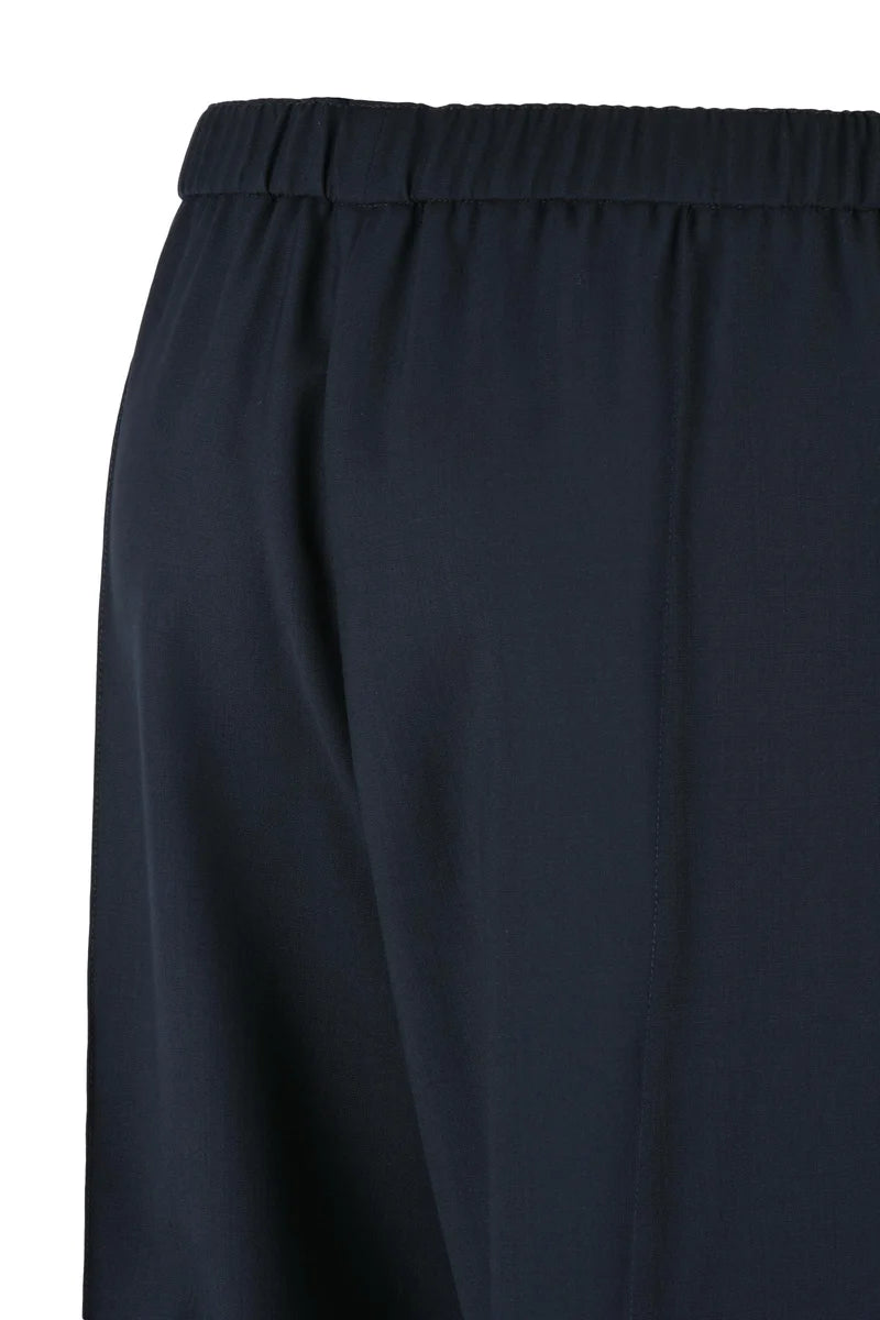 Wool Stretch Trousers - Blue