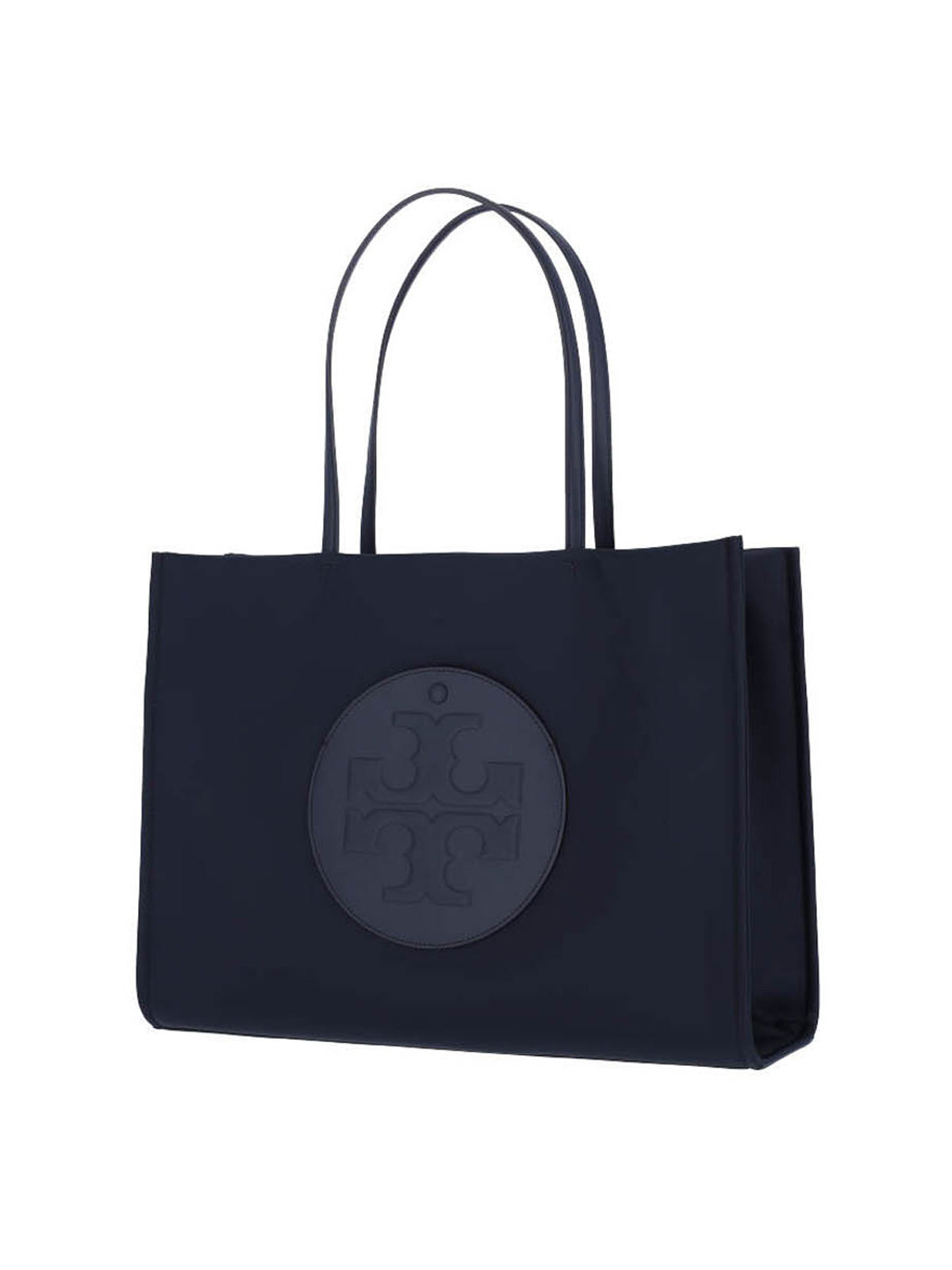 "Ella" Large Tote Bag, In Blue Recycled Nylon