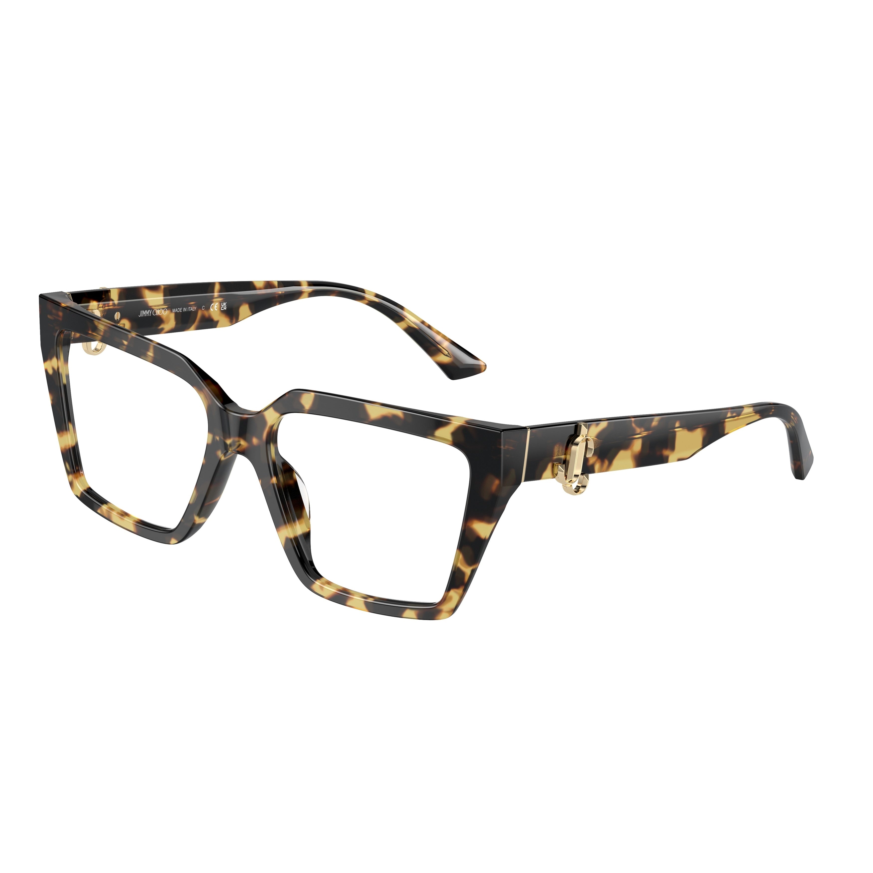 0jc3017u Oversized Square Tortoiseshell Frame Sunglasses