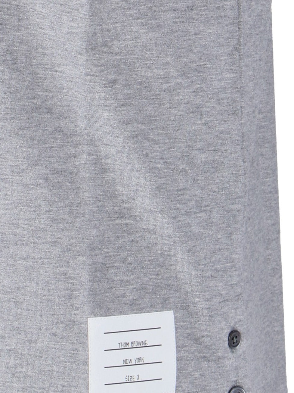 Tricolor Detail T-Shirt – Grey
